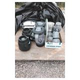various blenders / cuisinart open grill / clock