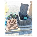 6' Drain Basins / Steel Grate / Irrigation Box