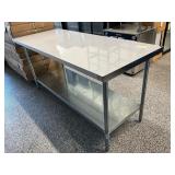 New 72ï¿½x30ï¿½ stainless steel table