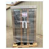 New True 2 door glass refrigerator merchandiser