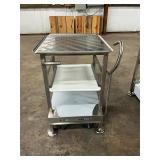 Out of crate Deli Buddy Face to Face slicer cart