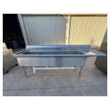 100x27 Eagle Stainless Steel 4 Comp Sink