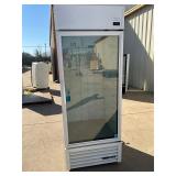 True 1 door commercial refrigerator
