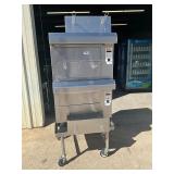 Quick ï¿½n Crispy double ventless greaseless fryer