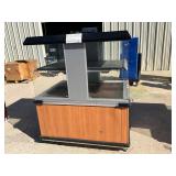 48ï¿½ Custom Deli 2 tier heated warmer merchandiser