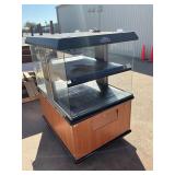 48ï¿½ Custom Deli 2 tier heated warmer merchandiser