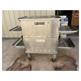 Middleby Marshall gas double stack pizza oven