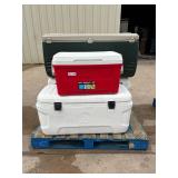 Lot of chest coolers