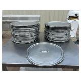 Lot of stainless steel baking trays