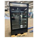 True 2 door refrigerator merchandiser
