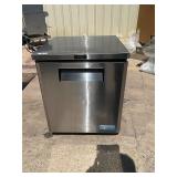 Turbo Air undercounter freezer on casters