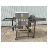 Belshaw donut glazer on casters