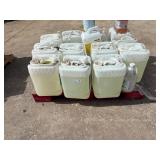 Lot of commercial cleaning products