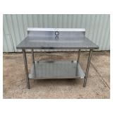 48'x30 all stainless steel table