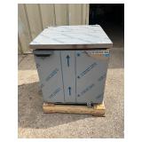 New 27' Beverage Air undercounter refrigerator