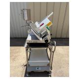 Bizerba commercial slicer w/ cart
