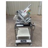 Bizerba automatic slicer w/ cart & sharpener