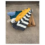 Lot of outdoor umbrellas