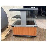Custom Deli 2 tier warmer on casters