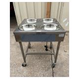 Belshaw warmer on casters