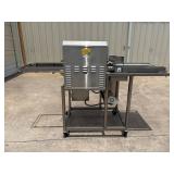 Belshaw donut glazer on casters