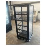 Marco enclosed merchandiser display on casters