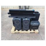 Lot of sound equipment/speakers