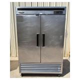 Turbo Air Reach-In Refrigerator With 2 Solid Doors