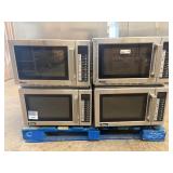 Lot of Amana & Sharp Microwaves