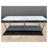96x30 Advance Tabco stainless steel table