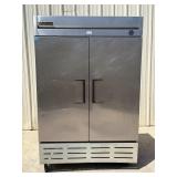 True T-49F Two Section Stainless Reach-in Freezer