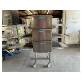 Turbochef triple stack oven with stand