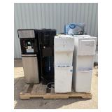 Lot of water dispensers