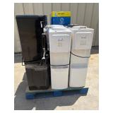 Lot of water dispensers