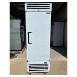 New in box 1 Door Reach In Refrigerator on casters