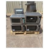 Lot of commercial microwaves