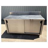 Winholt 60ï¿½x30ï¿½ stainless steel enclosed table