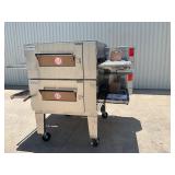 2023 Lincoln gas 1600 double stack conveyor oven