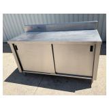 Winholt 60ï¿½x30ï¿½ stainless steel enclosed table