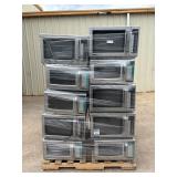 Lot of Amana & Sharp Microwaves
