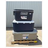 Lot of chest coolers
