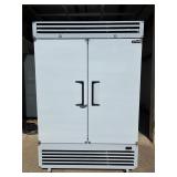 New in box 2 Door Reach In Freezer on casters