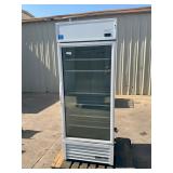 True commercial 1 door glass refrigerator