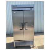 True 2 door commercial refrigerator