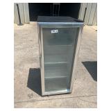 IDW 1 door glass refrigerator