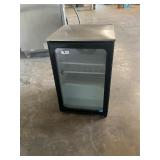 Imbera 1 door glass refrigerator