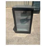 Imbera 1 door glass refrigerator