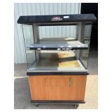 48ï¿½ Custom Deli 2 tier heated warmer merchandiser