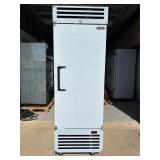 New in box 1 Door Reach In Freezer on casters