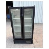 True 2 Door Glass Display Merchandiser